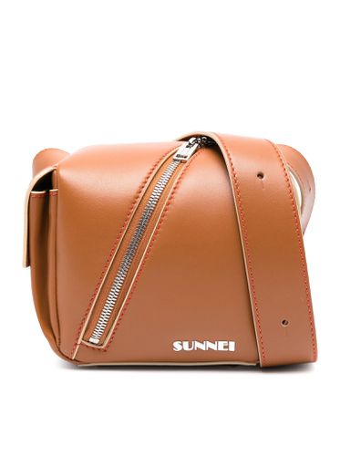 Lacubetto leather shoulder bag - - Woman - Sunnei - Modalova