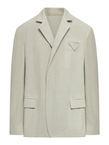 Jacket in mouliné wool and silk - - Man - Bottega Veneta - Modalova