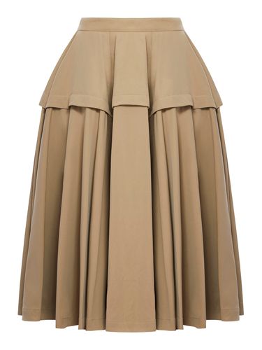 Compact cotton skirt - - Woman - Bottega Veneta - Modalova