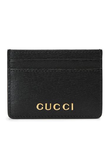 CARD CASE WITH SCRIPT - Woman - Gucci - Modalova