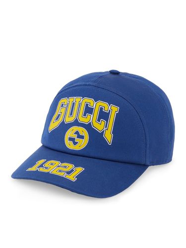 COTTON BASEBALL CAP - Man - Gucci - Modalova