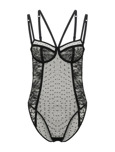 LACE BALCONETTE BODYSUIT - Woman - Dolce & Gabbana - Modalova