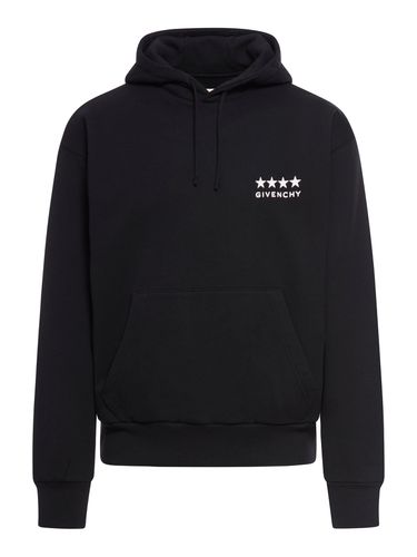 G boxy fit hoodie in fleece - - Man - Givenchy - Modalova
