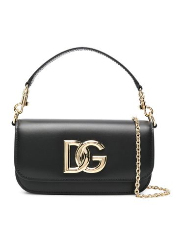Shoulder bag with DG plaque - - Woman - Dolce & Gabbana - Modalova