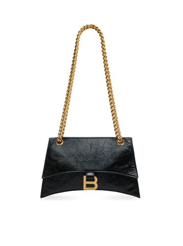 Borsa Crush Piccola With Catena in pelle di vitello crush with antique gold finish - Woman - Balenciaga - Modalova