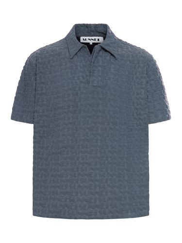 ALLOVER SHORTSLEEVE POLO - - Man - Sunnei - Modalova