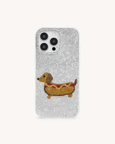 Dachshund Hot Dog Case - White - JW PEI - Modalova