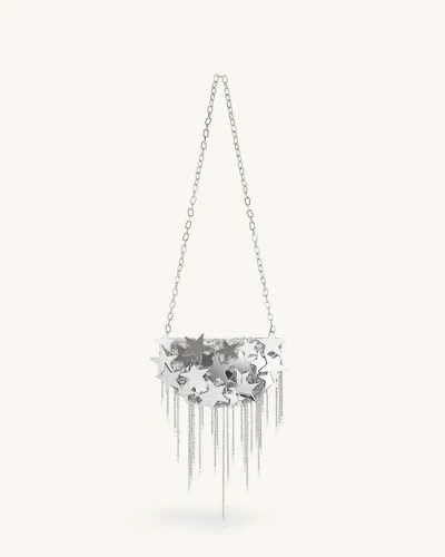 Anika Star-Embellished Chain Bag - Silver - JW PEI - Modalova