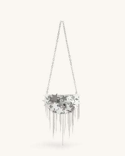 Anika Star-Embellished Chain Bag - Silver - JW PEI - Modalova