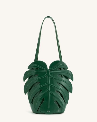 Cecelia Leaf Shape Shoulder Bag - Green - JW PEI - Modalova