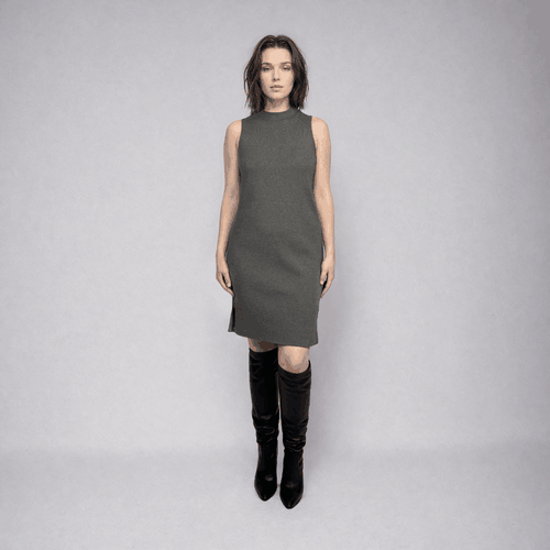 MARGOT | Sleeveless Mock-Neck Short Dress - allTRUEist - Modalova