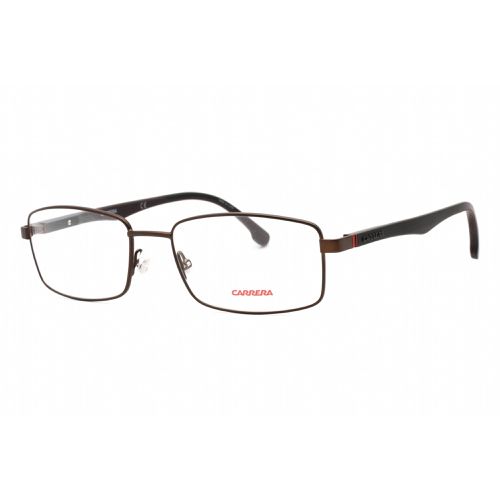 Men's Eyeglasses - Bronze Rectangular Metal Full Rim / 8842 0J7D 00 - Carrera - Modalova
