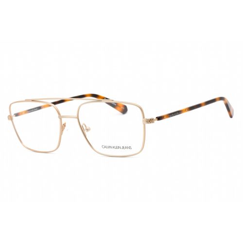 Unisex Eyeglasses - Matte Light Gold Metal Frame / CKJ19309 716 - Calvin Klein Jeans - Modalova
