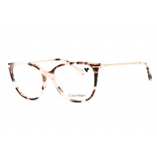 Women's Eyeglasses - Rose Tortoise Plastic Frame Clear Lens / CK22500 663 - Calvin Klein - Modalova