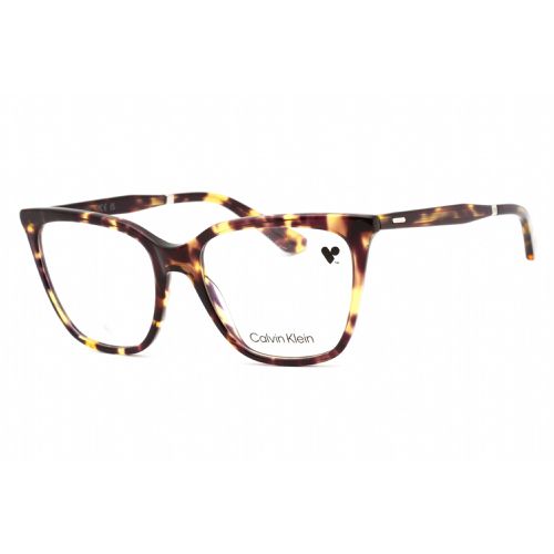 Women's Eyeglasses - Violet Havana Plastic Full Rim Frame / CK23513 528 - Calvin Klein - Modalova