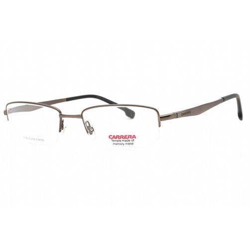 Men's Eyeglasses - Matte Dark Ruthenium Half Rim Frame / 8860 0R80 00 - Carrera - Modalova