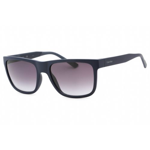 Men's Sunglasses - Blue Plastic Frame Grey Gradient Lens / CK21531S 438 - Calvin Klein - Modalova