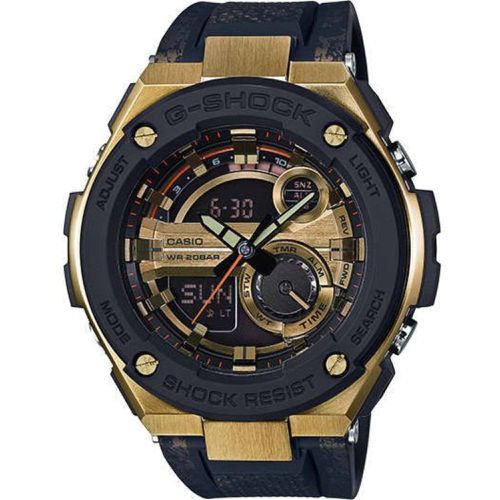 Men's Watch - G-Shock Gold and Black Analog-Digital Dial Strap / GST-200CP-9ACR - Casio - Modalova