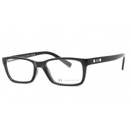 Women's Eyeglasses - Black Rectangular Frame Clear Lens / AX3007 8005 - Armani Exchange - Modalova