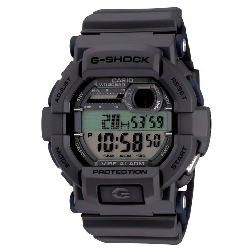 Men's Digital Watch - G-Shock Vibration Alarm Grey Dial Resin Band / GD350-8 - Casio - Modalova