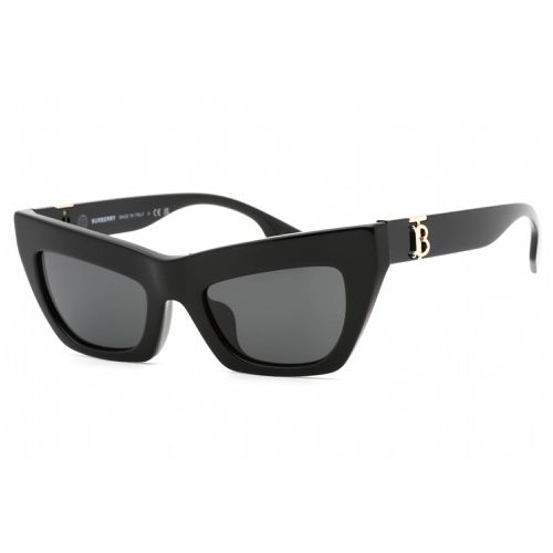 Women's Sunglasses - Black Cat Eye Frame Dark Grey Lens / 0BE4405F 300187 - BURBERRY - Modalova