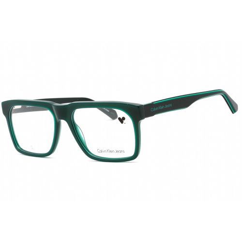 Men's Eyeglasses - Dark Green Rectangular Frame / CKJ23610 301 - Calvin Klein Jeans - Modalova