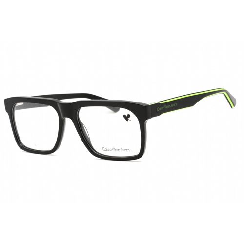 Men's Eyeglasses - Black Rectangular Acetate Frame / CKJ23610 001 - Calvin Klein Jeans - Modalova