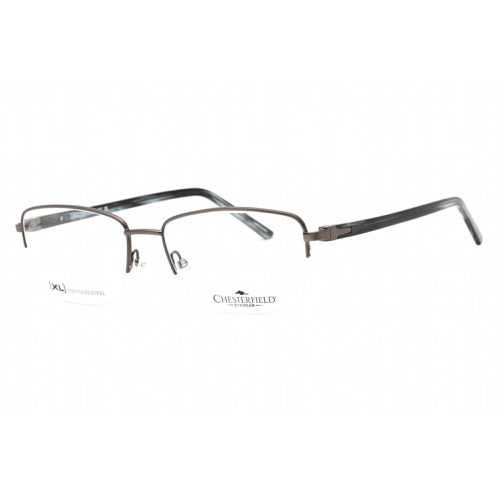Men's Eyeglasses - Matte Grey Rectangular Half Rim / CH 79XL 0RIW 00 - Chesterfield - Modalova