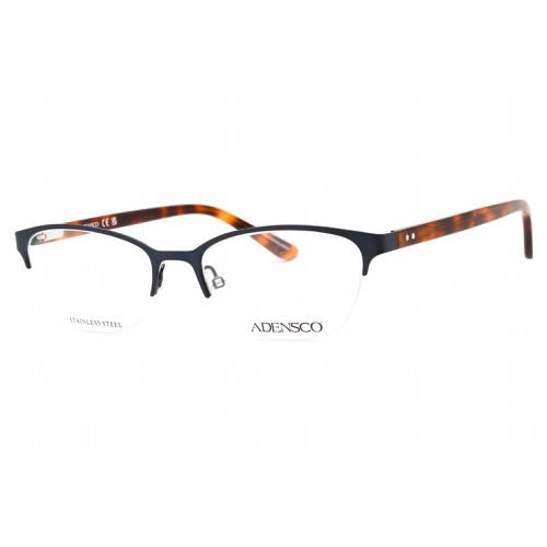 Women's Eyeglasses - Matte Blue Metal Rectangular Shape Frame / AD 238 0FLL 00 - Adensco - Modalova
