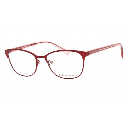 Women's Eyeglasses - Matte Burgundy Square Frame / BR 205 07BL 00 - Banana Republic - Modalova