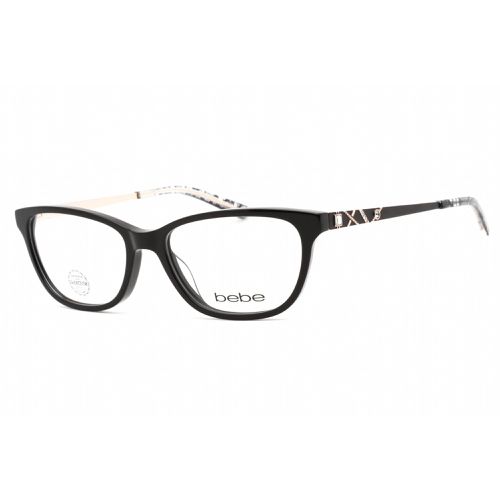 Women's Eyeglasses - Jet Plastic Full Rim Fixed Nose Pads Frame / BB5170 001 - Bebe - Modalova