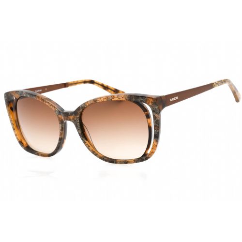 Women's Sunglasses - Topaz Floral Plastic Full Rim Rectangular Frame / BB7210 280 - Bebe - Modalova