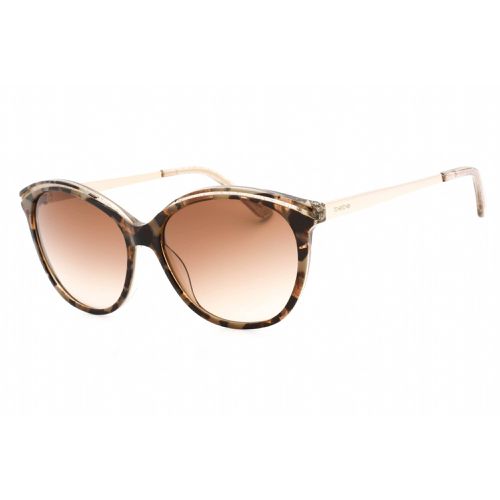 Women's Sunglasses - Topaz Glitter Plastic Full Rim Round Frame / BB7229 200 - Bebe - Modalova