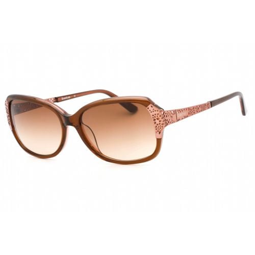 Women's Sunglasses - Topaz Plastic Full Rim Brown Gradient Lens Frame/ BB7189 210 - Bebe - Modalova
