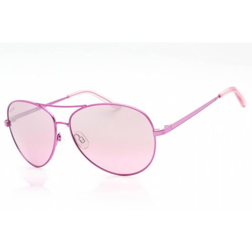 Women's Sunglasses - Shocking Pink Metal Full Rim Avaitor Frame / BB7112 651 - Bebe - Modalova