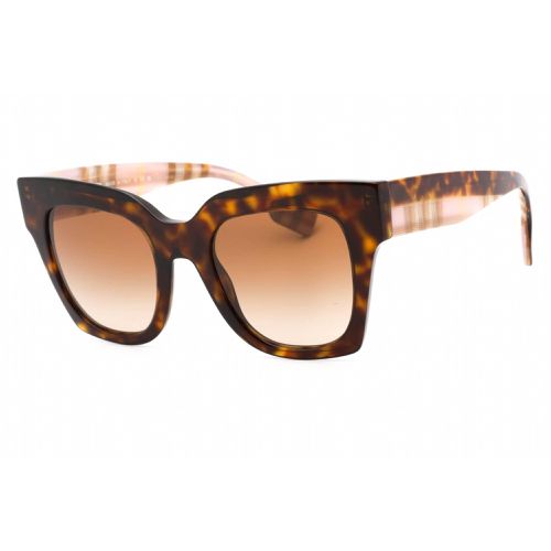 Women's Sunglasses - Dark Havana Square Shape Full Rim Frame / 0BE4364 407513 - BURBERRY - Modalova