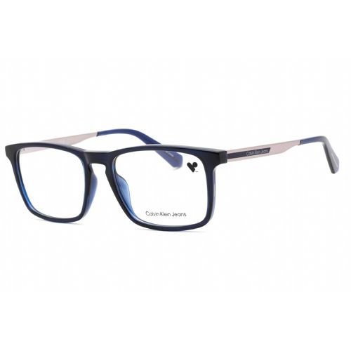 Men's Eyeglasses - Clear Lens Blue Square Frame / CKJ22613 400 - Calvin Klein Jeans - Modalova