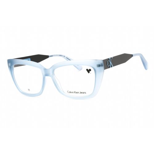 Women's Eyeglasses - Azure Plastic Rectangular Frame / CKJ23618 410 - Calvin Klein Jeans - Modalova
