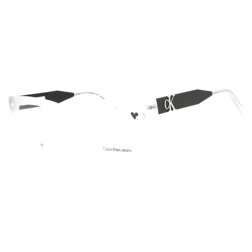 Women's Eyeglasses - Crystal Clear Square Frame / CKJ23618 971 - Calvin Klein Jeans - Modalova