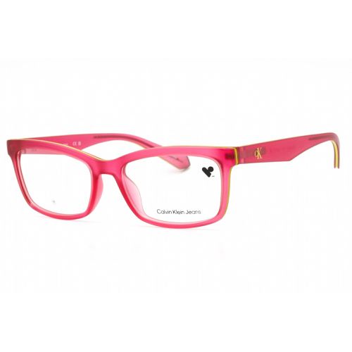 Women's Eyeglasses - Rose Full Rim Rectangular Frame / CKJ23613 671 - Calvin Klein Jeans - Modalova
