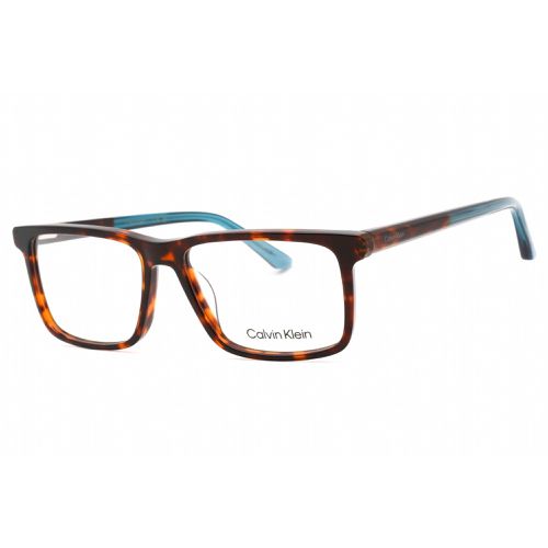 Men's Eyeglasses - Tortoise Full Rim Rectangular Frame / CK22544 240 - Calvin Klein - Modalova
