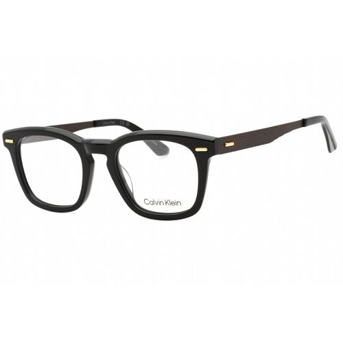 Men's Eyeglasses - Black Plastic Full Rim Rectangular Frame / CK21517 001 - Calvin Klein - Modalova