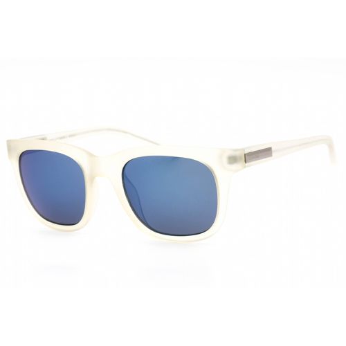Unisex Sunglasses - Matte Crystal Clear Full Rim Frame / R722S 971 - Calvin Klein Retail - Modalova