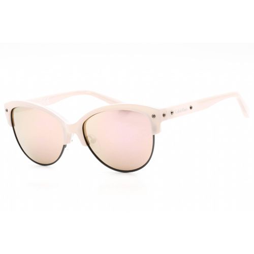 Women's Sunglasses - Milky Blush Full Rim Cat Eye / R728S 682 - Calvin Klein Retail - Modalova