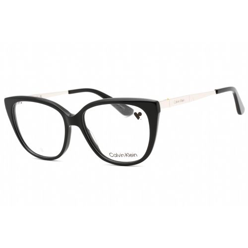 Women's Eyeglasses - Black Cat Eye Plastic Frame Clear Lens / CK23520 001 - Calvin Klein - Modalova