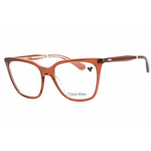 Women's Eyeglasses - Rose Plastic Full Rim Frame Clear Lens / CK23513 601 - Calvin Klein - Modalova