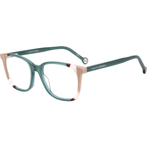 Women's Eyeglasses - Teal Brown Square Frame Demo Lens / CH 0065 0HBJ - Carolina Herrera - Modalova