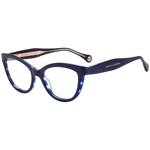 Women's Eyeglasses - Demo Lens Blue Cat Eye Frame / CH 0017 0PJP - Carolina Herrera - Modalova