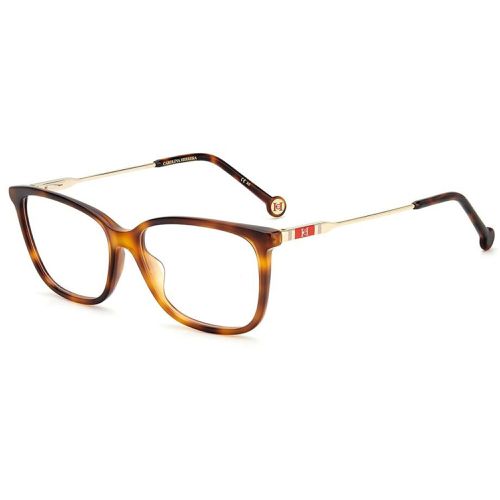 Women's Eyeglasses - Havana Rectangular Full Rim Frame / CH 0072 005L - Carolina Herrera - Modalova