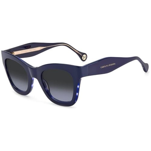 Women's Sunglasses - Blue Full Rim Cat Eye Frame / CH 0015/S 0PJP - Carolina Herrera - Modalova